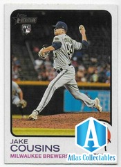 2022 Topps Heritage #116 Jake Cousins RC - Milwaukee Brewers